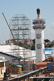 Wiesnaufbau 1.9.2010 (Foto: Martin Schmitz)